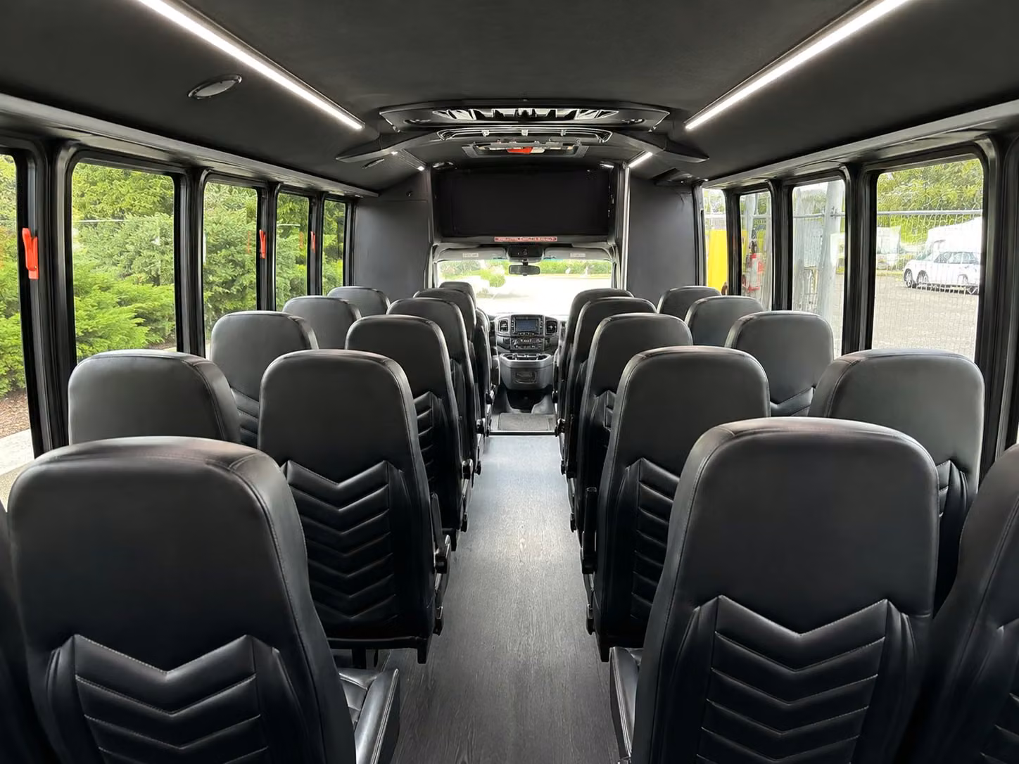20 passenger minibus inside